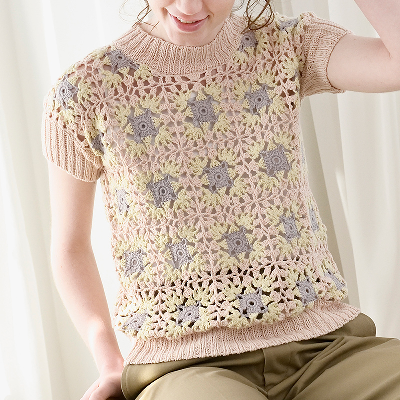 〈レシピ〉淡色モチーフのプルオーバー