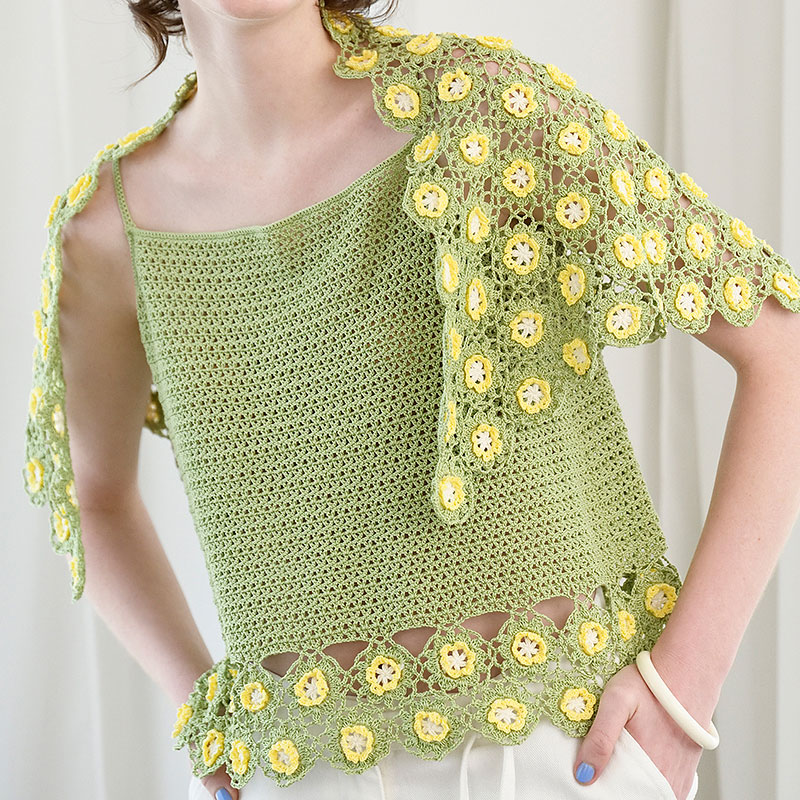 〈レシピ〉黄緑のキャミソール