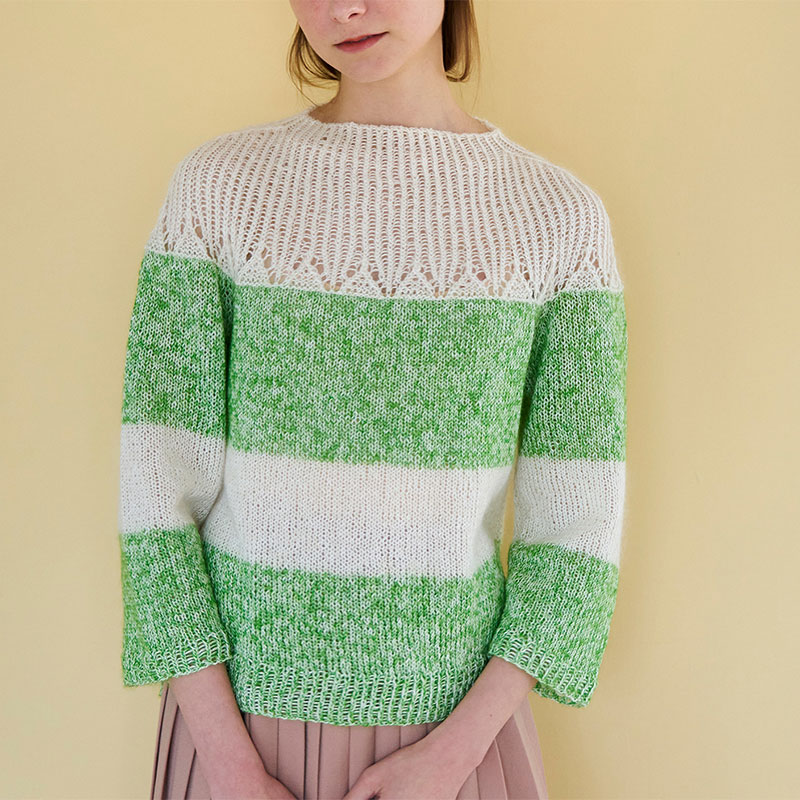 〈レシピ〉ボーダープルオーバー