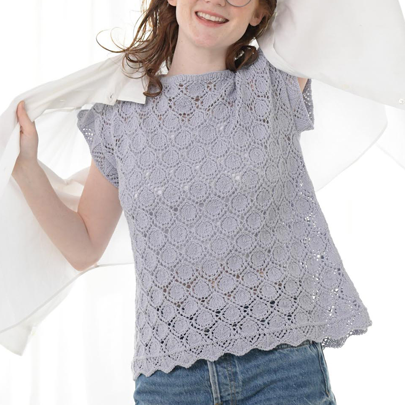 〈レシピ〉水玉模様のフレンチスリーブプル