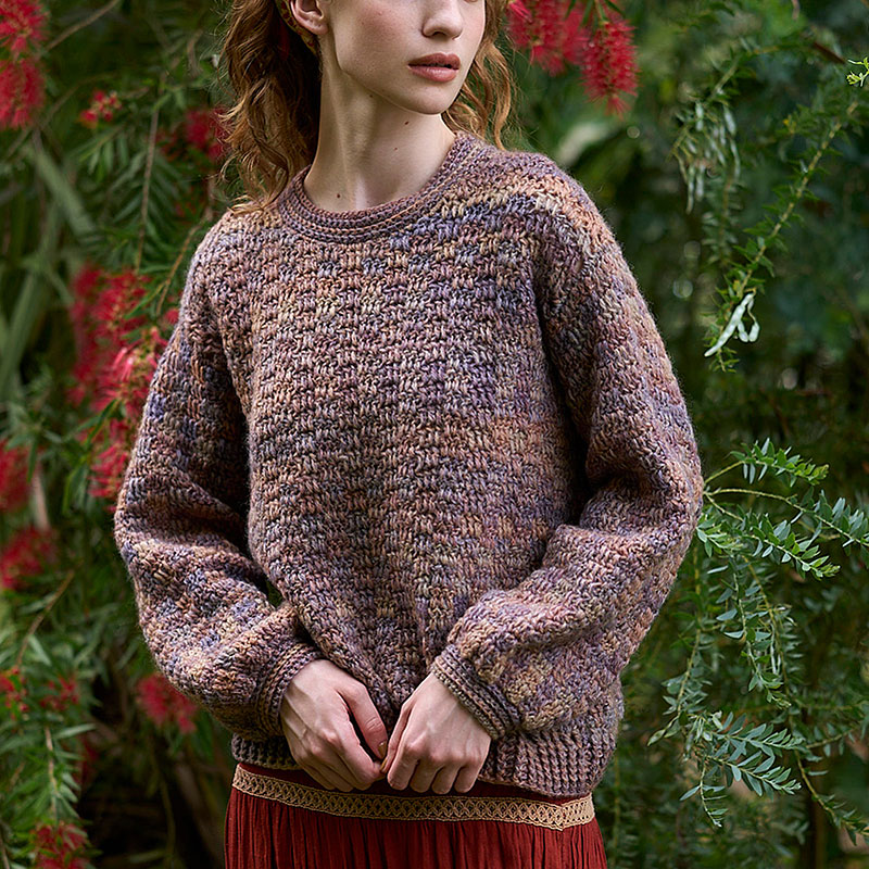 〈レシピ〉ラウンドネックのプルオーバー