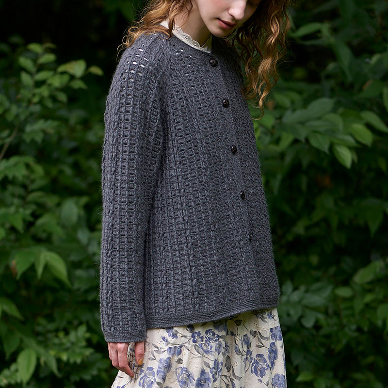 〈レシピ〉グレーのカーディガン