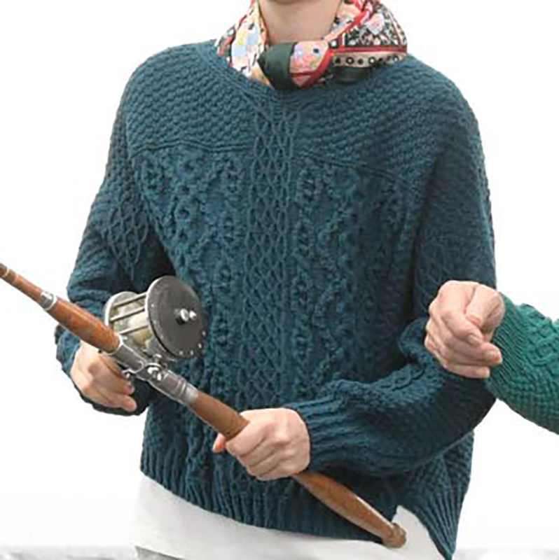 〈レシピ〉青緑色のプルオーバー