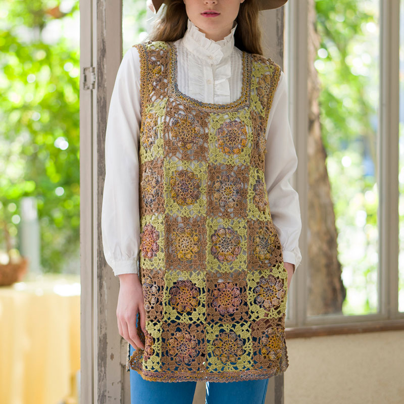 〈レシピ〉モチーフつなぎのチュニック