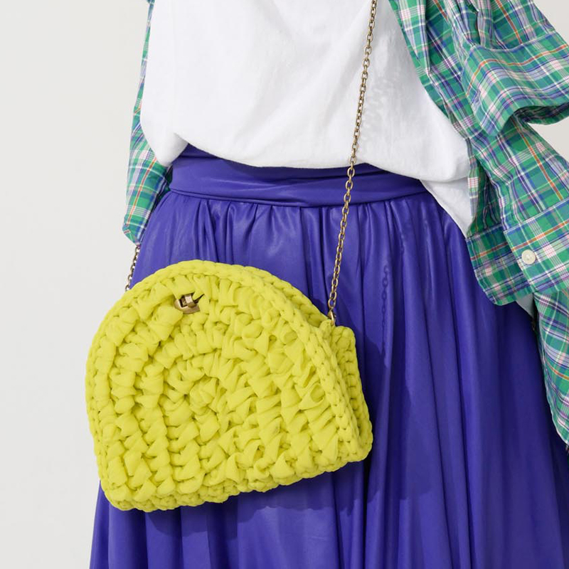 〈レシピ〉リング編みのショルダーバッグ