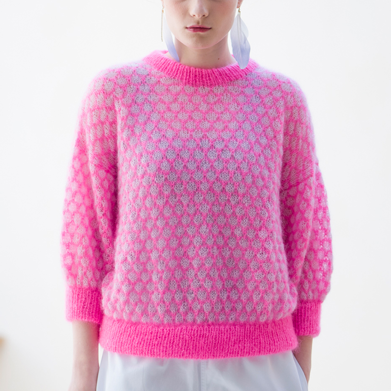 〈レシピ〉ピンクのプルオーバー