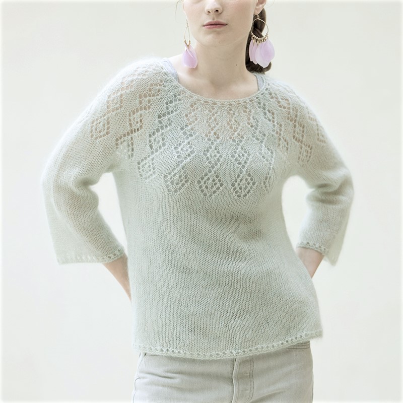 〈レシピ〉ボトムアップの丸ヨークプルオーバー