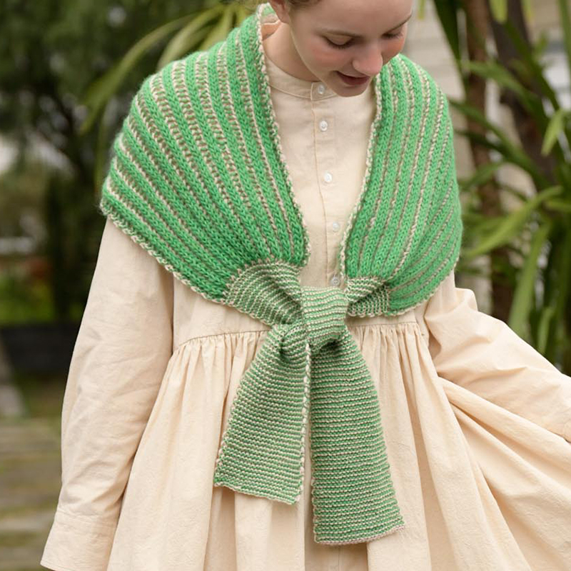 〈レシピ〉縞のショール