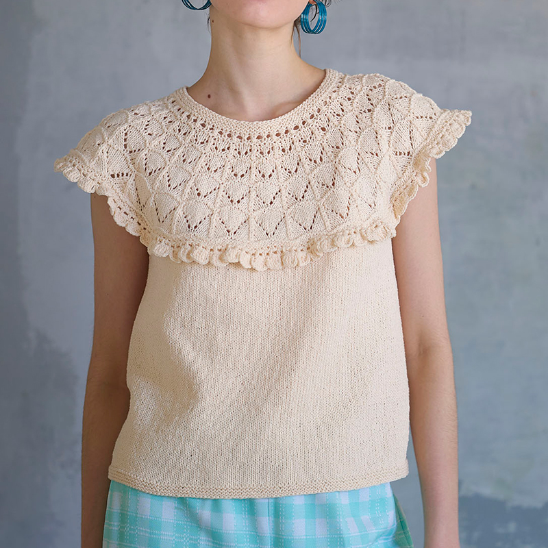 〈レシピ〉透かし模様の丸ヨークプル