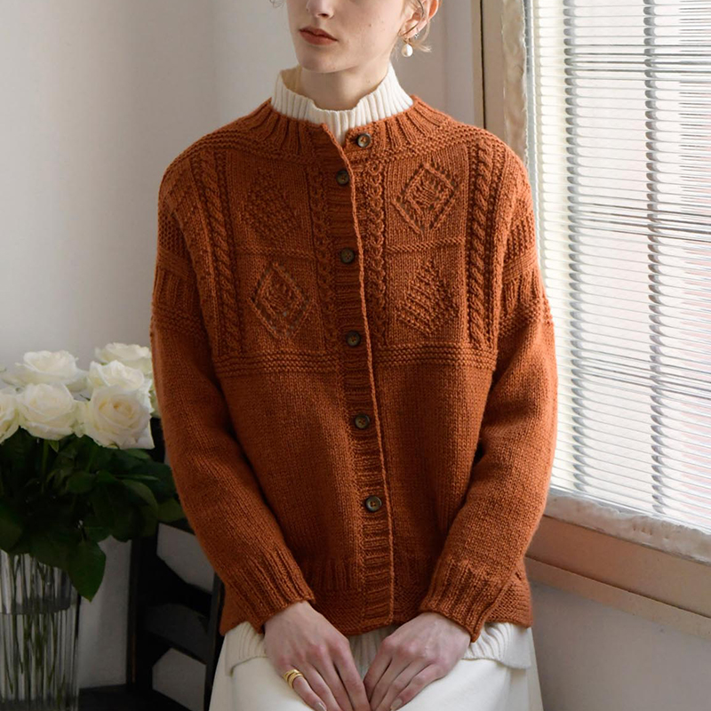 〈レシピ〉オレンジ色のカーディガン