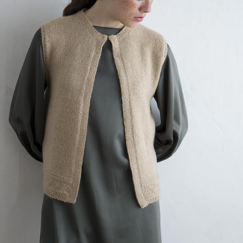 〈レシピ〉前開きベスト