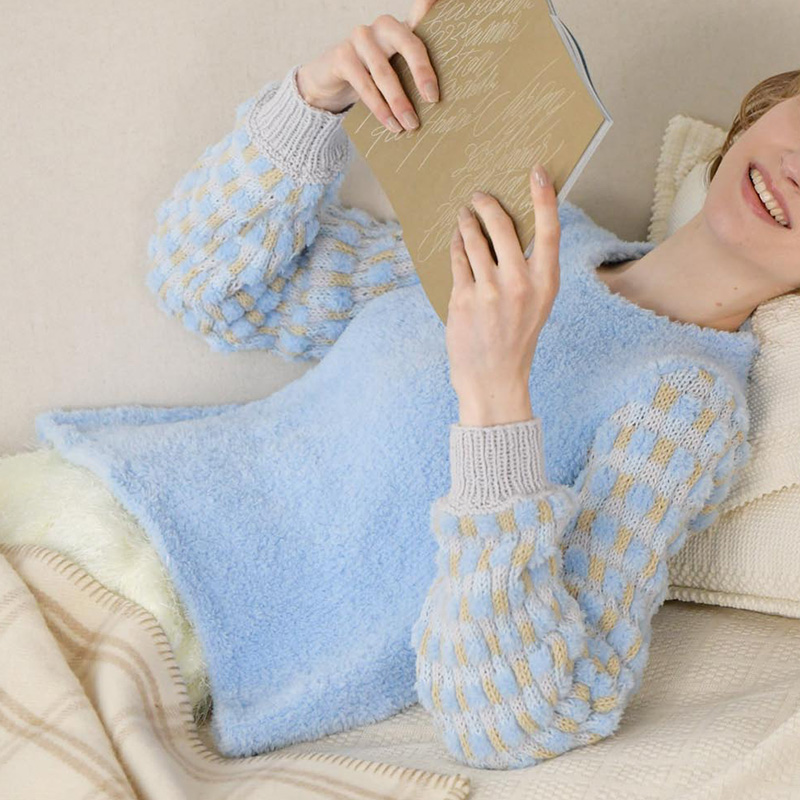 〈レシピ〉水色のプルオーバー