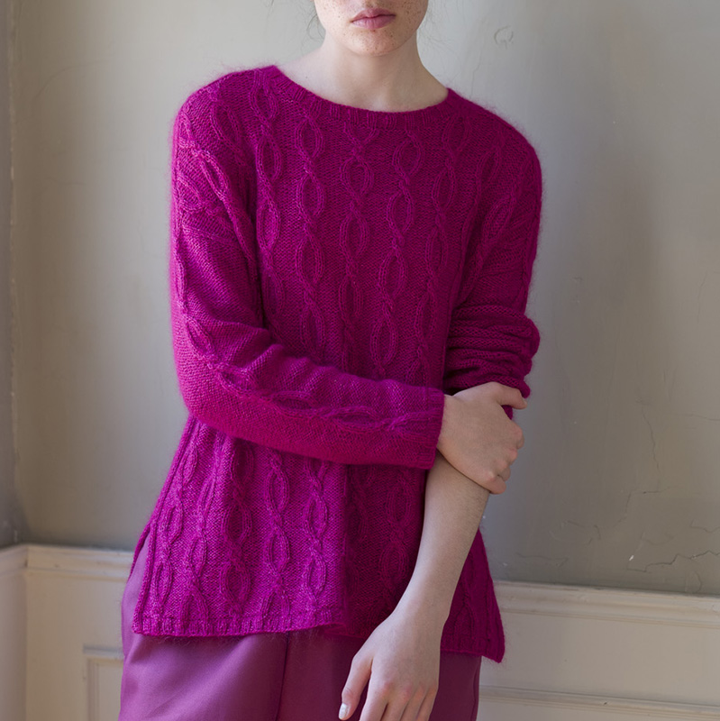 〈レシピ〉ピンクのプルオーバー