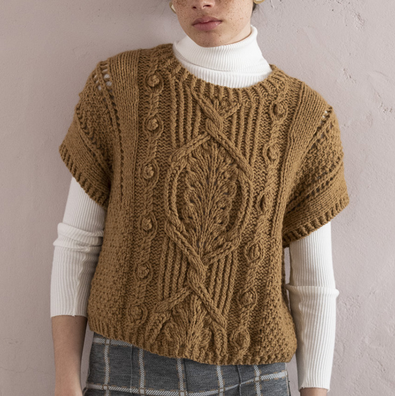 〈レシピ〉背中の開いたプルオーバー