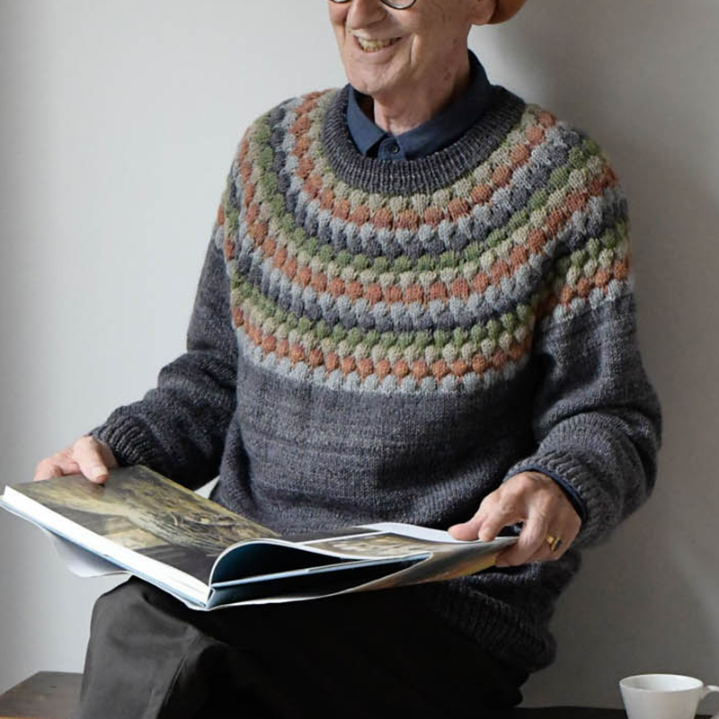 〈レシピ〉バブルステッチの丸ヨークプルオーバー