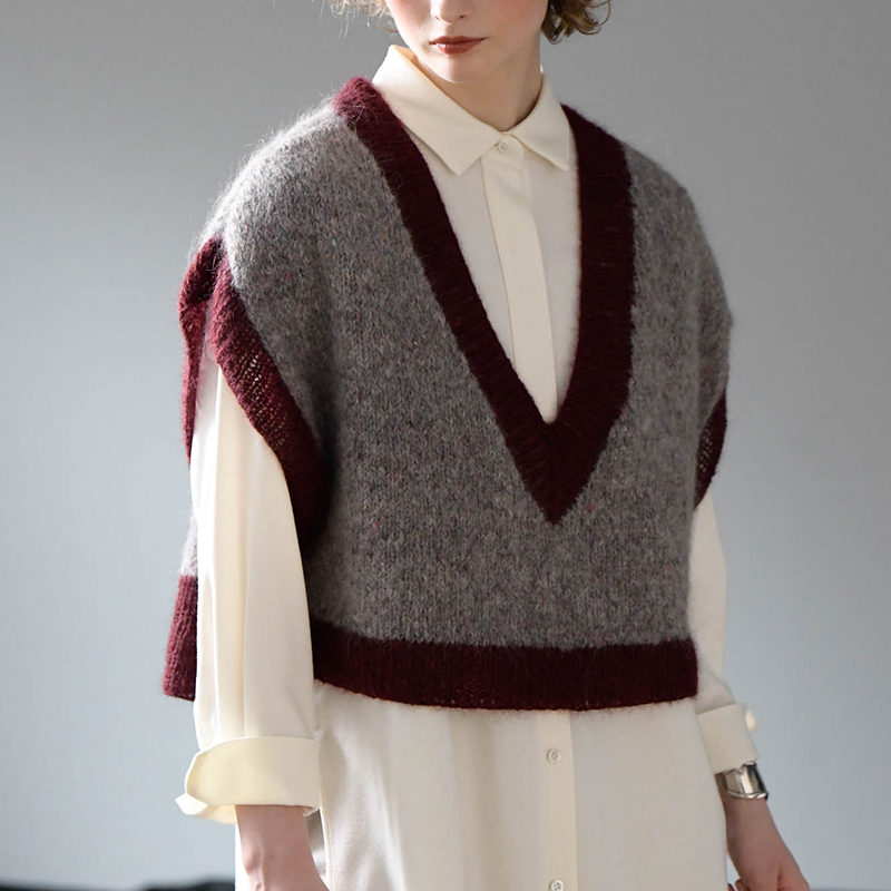 〈レシピ〉Vネックベスト