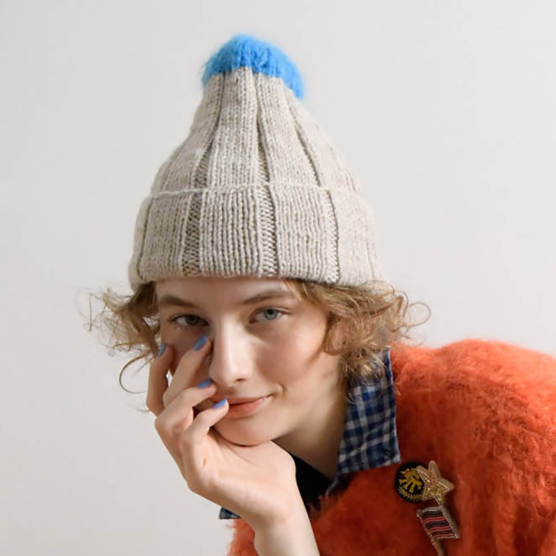 〈レシピ〉ブルーのトップの帽子