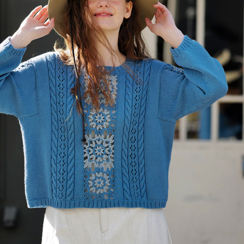 〈レシピ〉青のプルオーバー