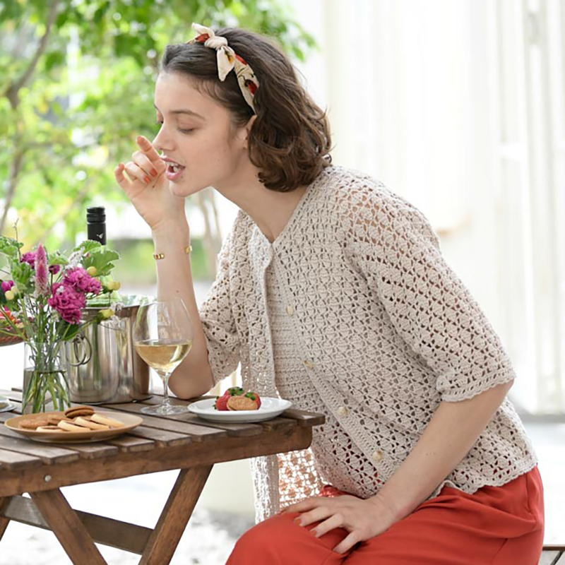 〈レシピ〉かぎ針編みのカーディガン