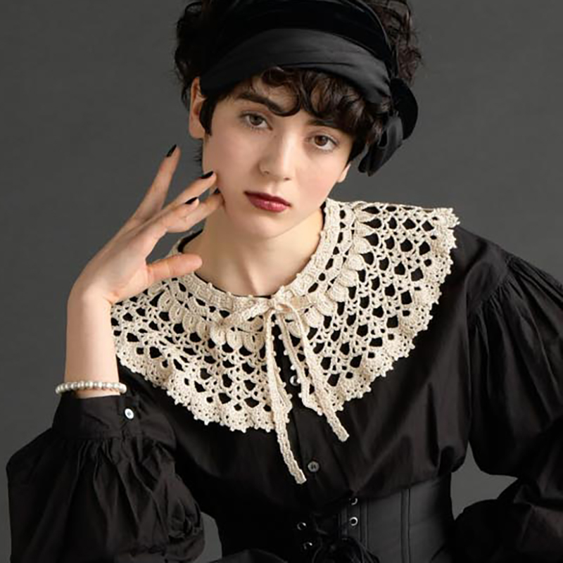 〈レシピ〉つけ衿＆ケープ