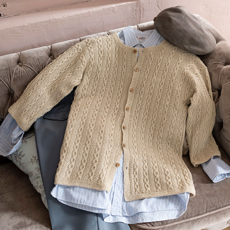 〈レシピ〉ロングカーディガン　メンズ