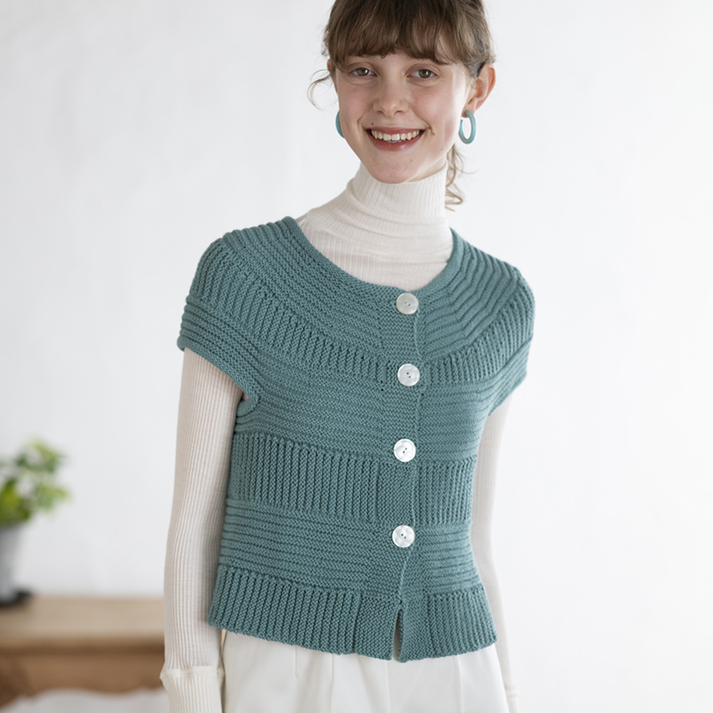 〈レシピ〉ボーダー＆ストライプベスト