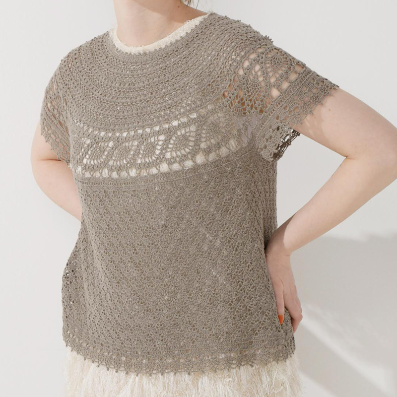 〈レシピ〉パイナップル模様ブレード丸ヨーク