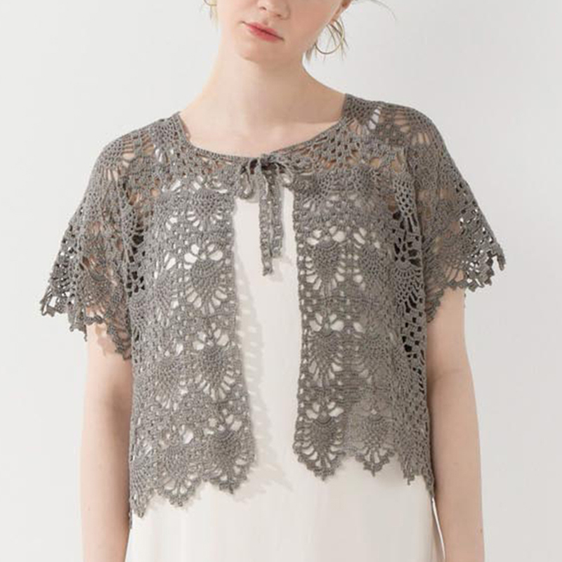 〈レシピ〉パイナップル模様のボレロ