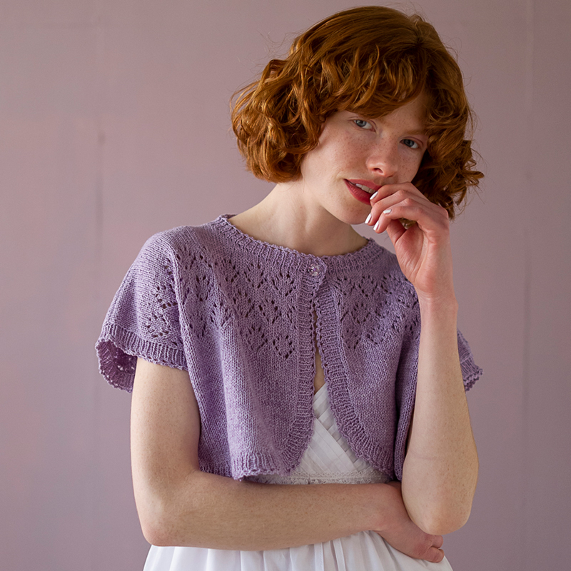 〈レシピ〉さらっとコットンのボレロ［S］