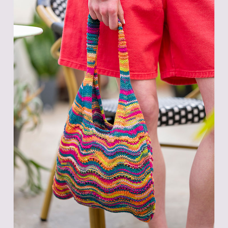 〈レシピ〉カラフル段染めのバッグ