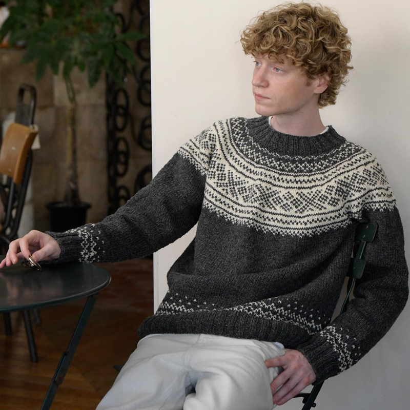 〈レシピ〉クロス模様丸ヨーク［S］