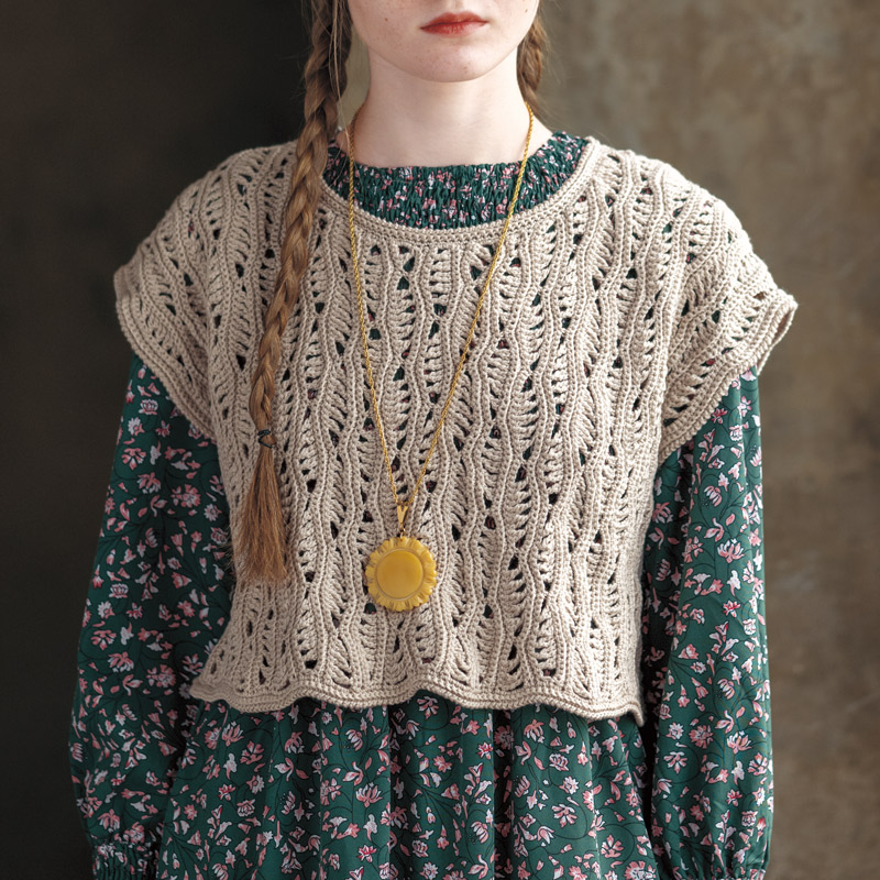 〈レシピ〉ショート丈のベスト