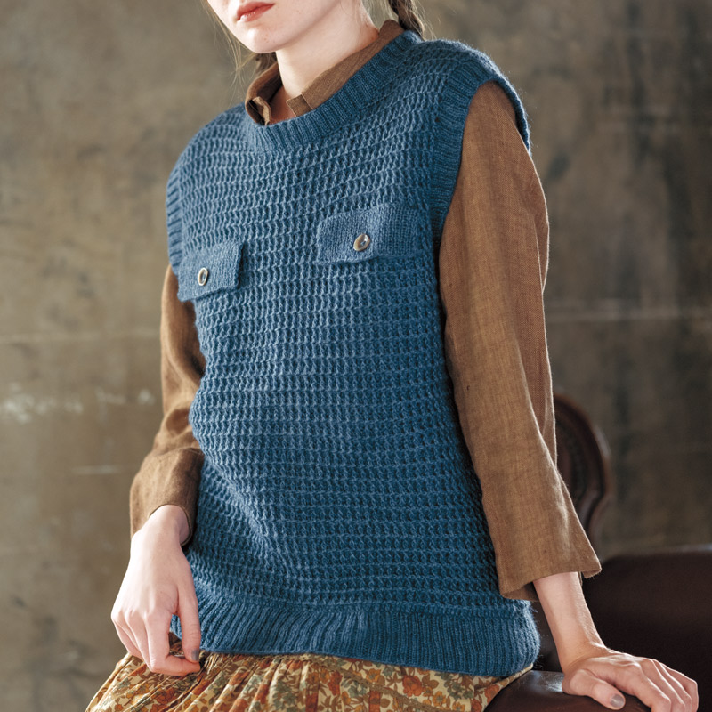 〈レシピ〉胸ポケットつきベスト