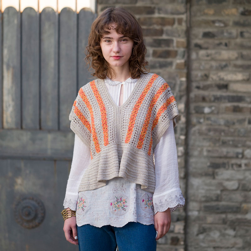 〈レシピ〉ストライプのベスト