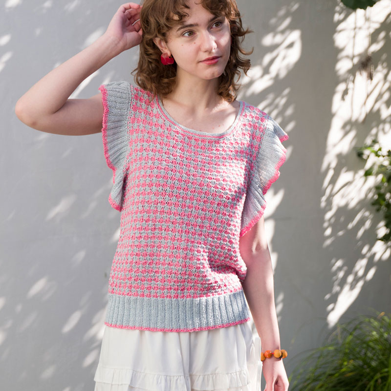 〈レシピ〉フリル袖のベスト