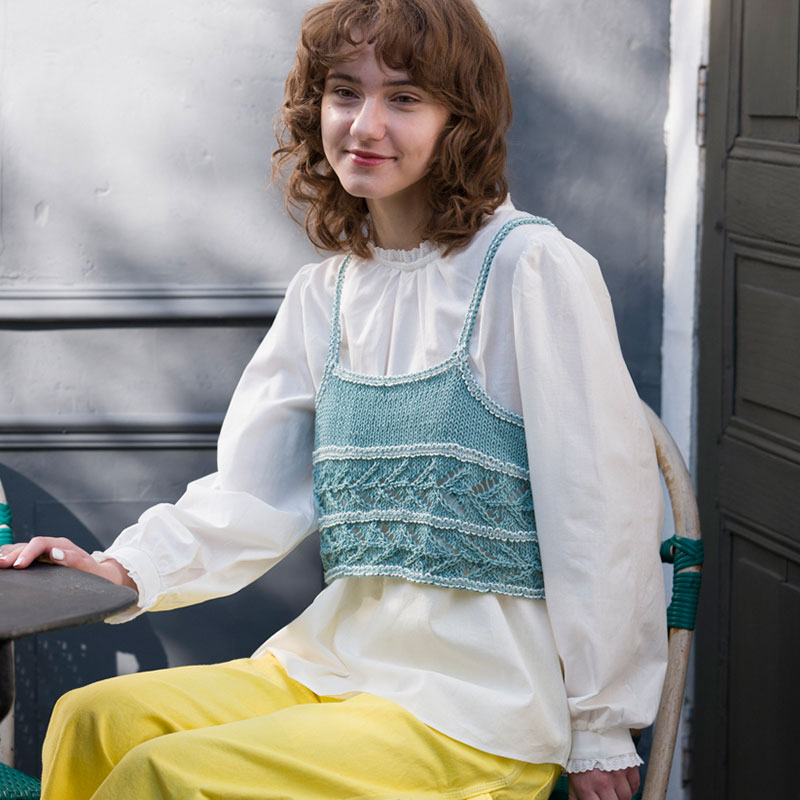 〈レシピ〉透かし模様のキャミソール