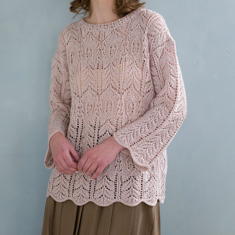 〈レシピ〉木の葉模様のプルオーバー