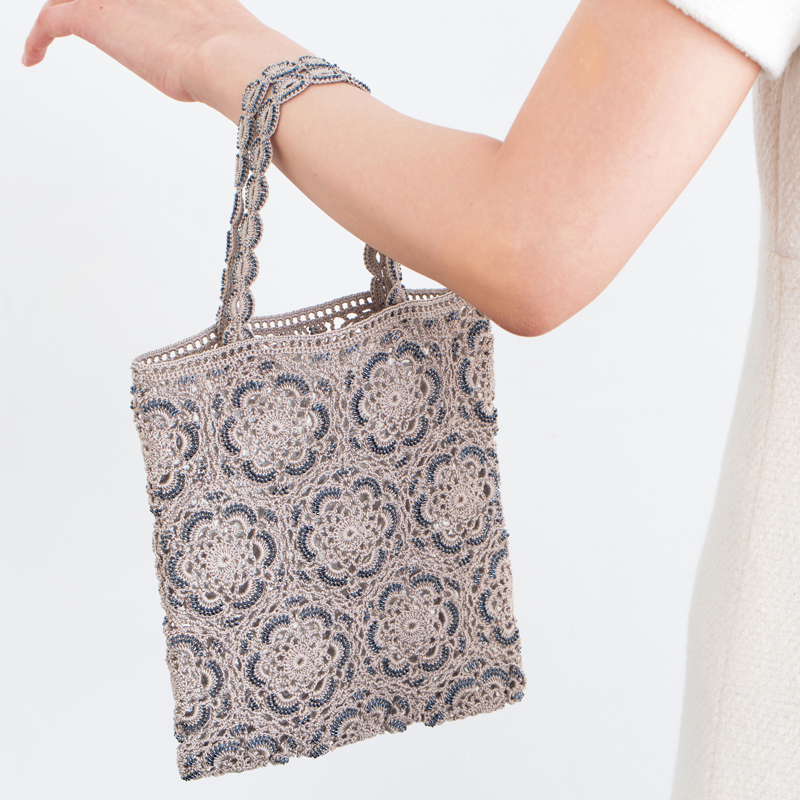 〈レシピ〉花のモチーフバッグ