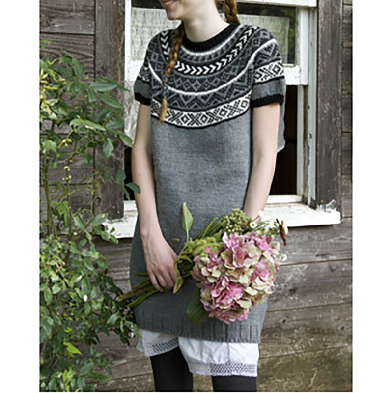 〈レシピ〉ヨーク衿の編み込みチュニック