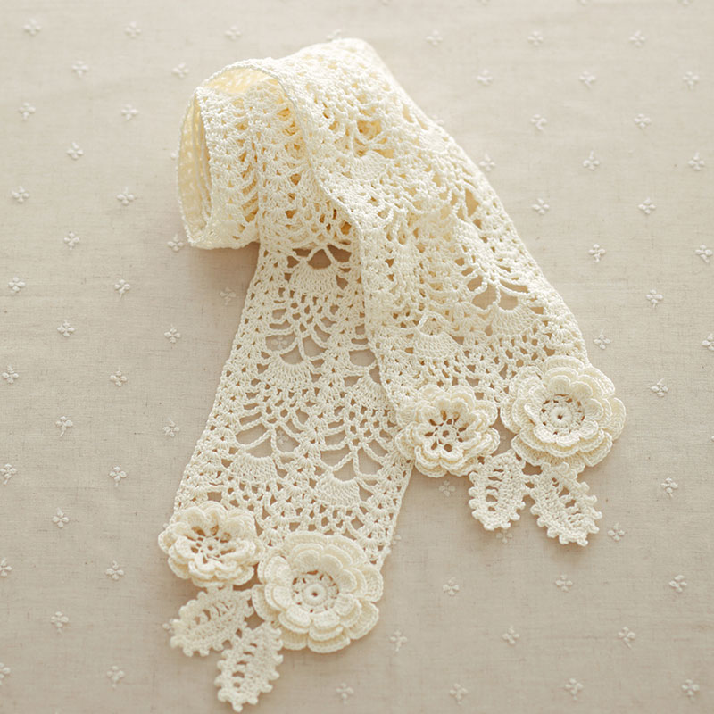 〈レシピ〉パイナップル模様のストール