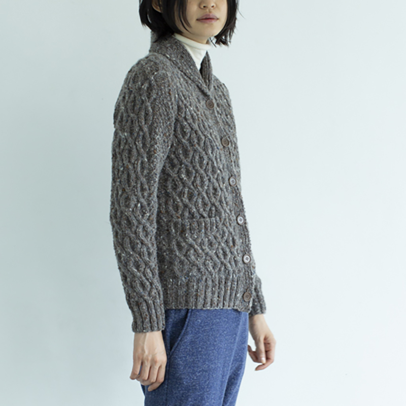 〈レシピ〉ダイヤ模様のヘチマカラージャケット ［M・L・LL］