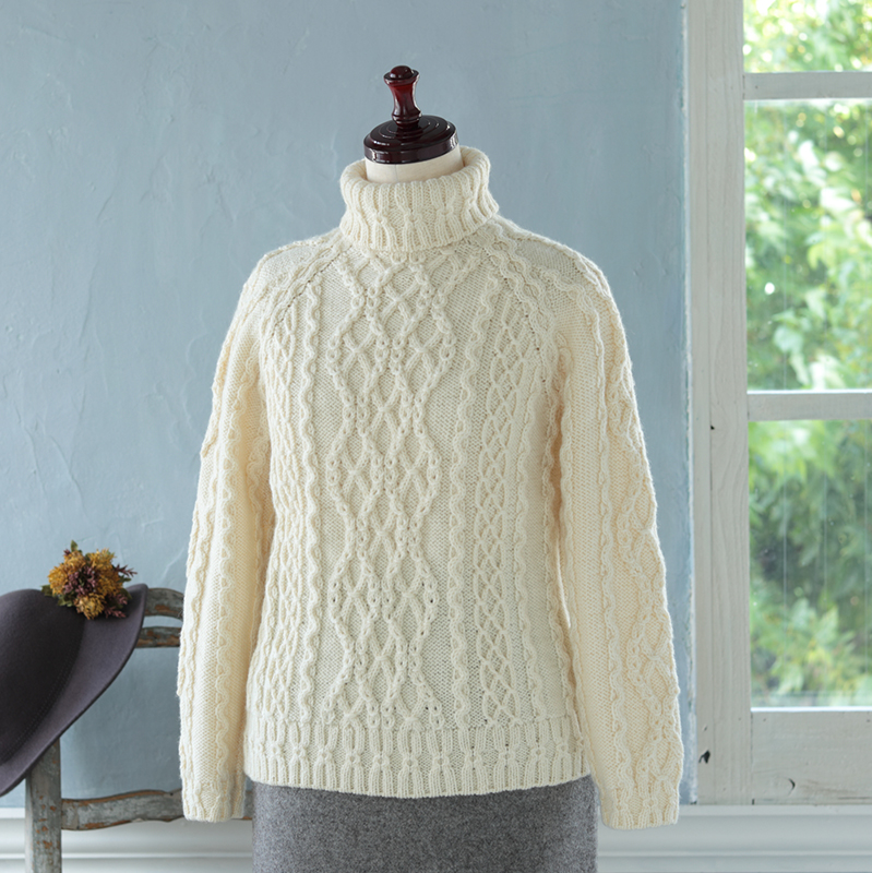 〈レシピ〉全図解・パネル模様のラグランプルオーバー［Mサイズ］