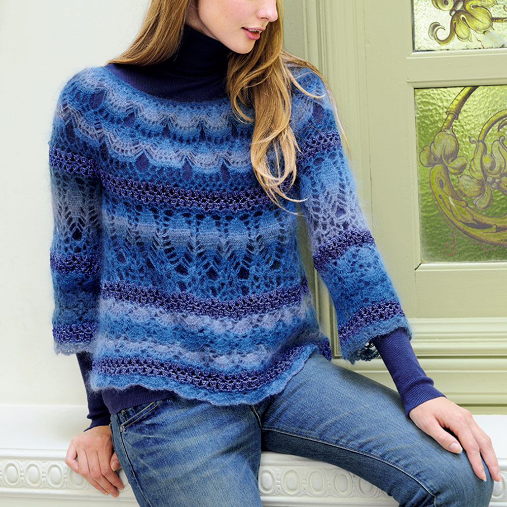 〈レシピ〉透かし模様の丸ヨーク・プル