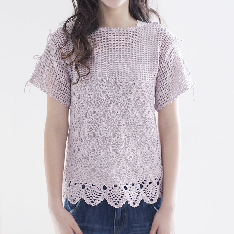 〈レシピ〉ピンクのプルオーバー