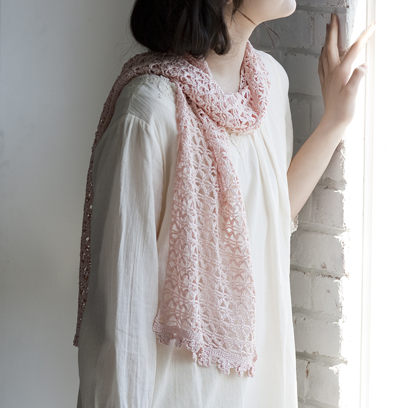 〈レシピ〉透かし模様のストール