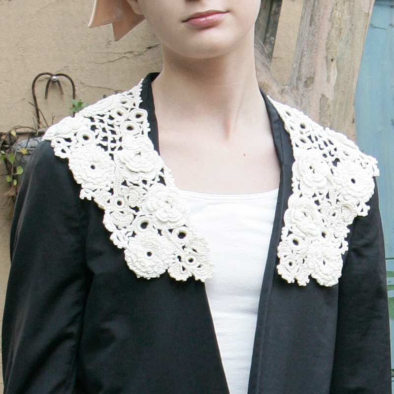 〈レシピ〉アイリッシュレースのつけ衿