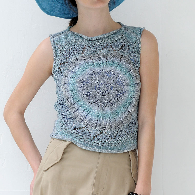 〈レシピ〉クンスト編みノースリーブプルオーバー