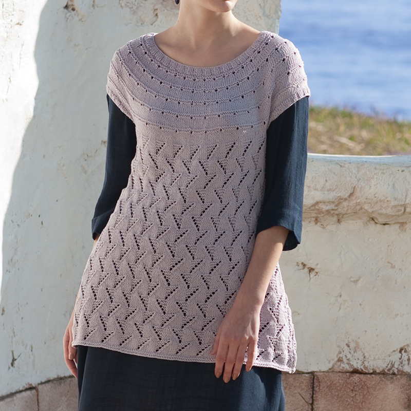 〈レシピ〉チュニック丈の丸ヨークプルオーバー