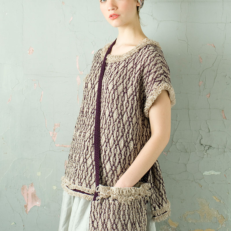 〈レシピ〉ザイールの幾何学模様のトップス