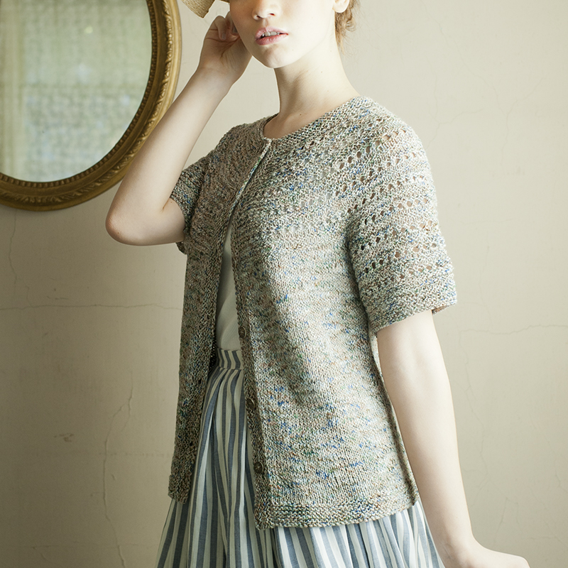 〈レシピ〉丸ヨークのカーディガン